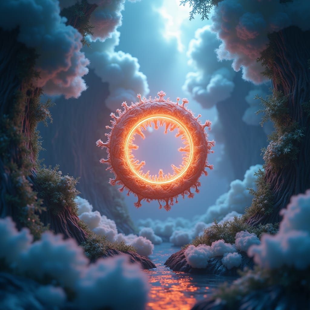 Mystical FPGA Circuit in Dreamlike Realm