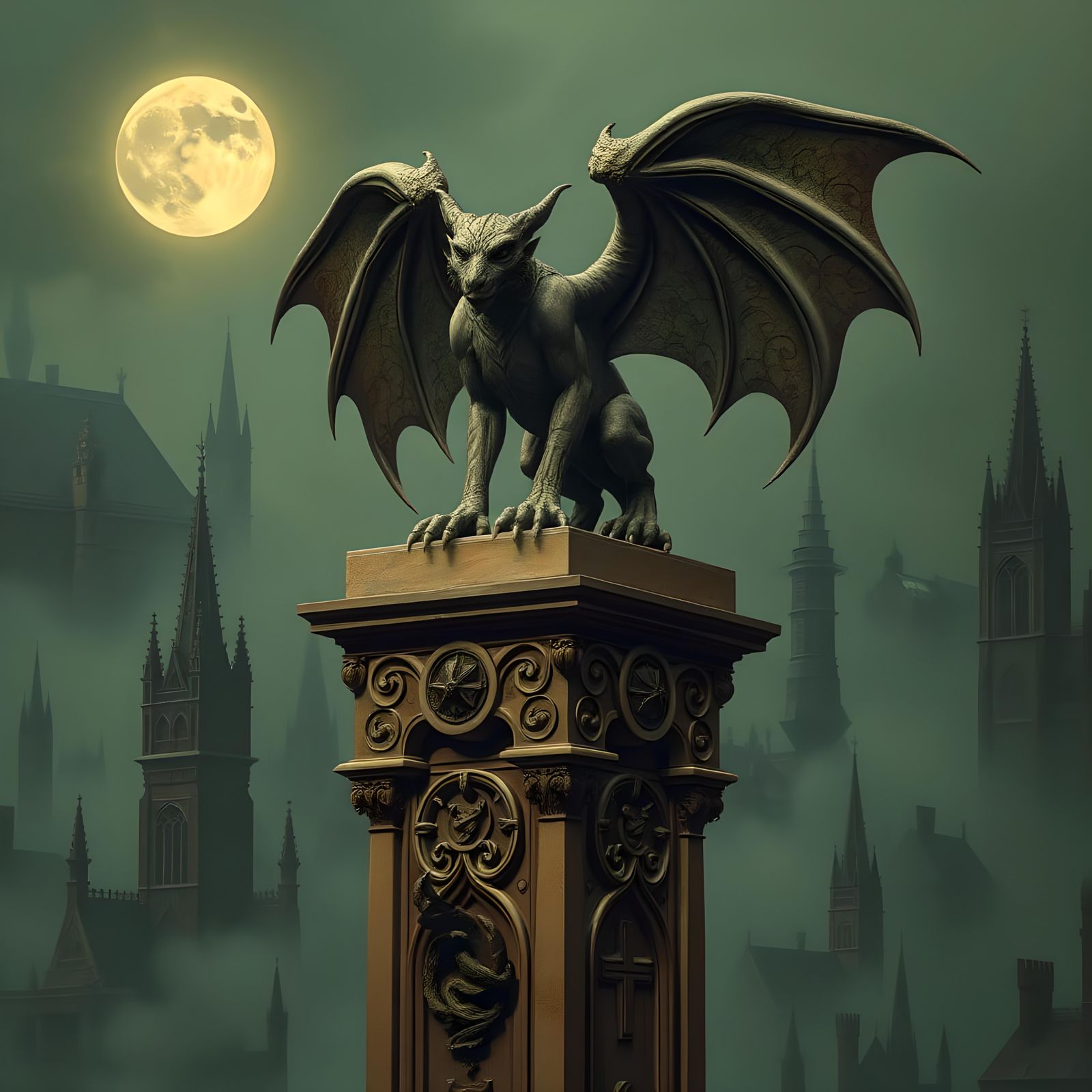 Full Moon Gargoyle