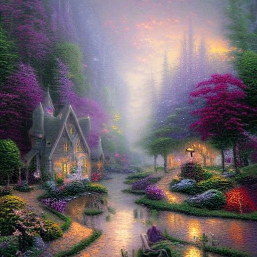 Ethereal Fantasy Image of Heartache in Luminist Style