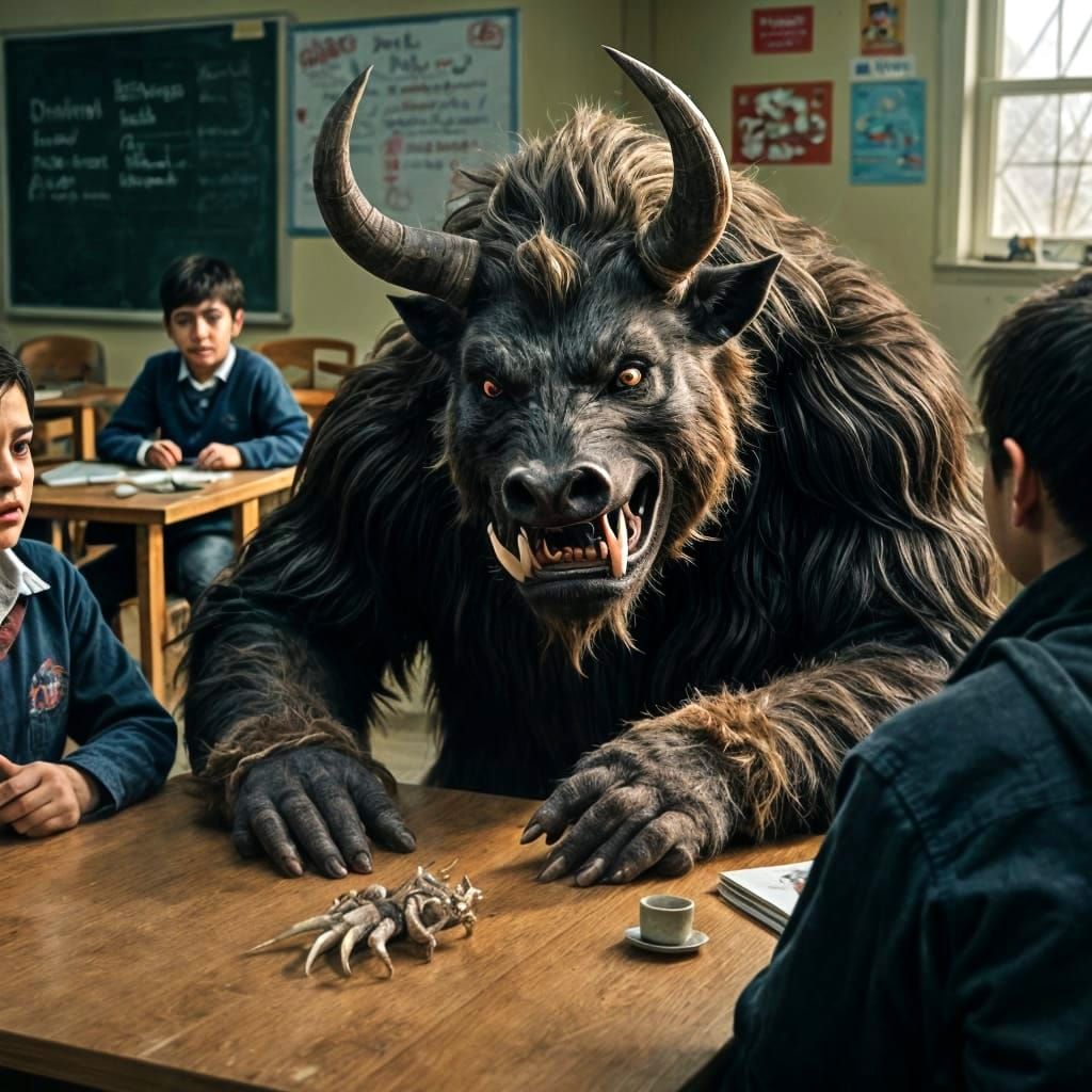 Monstrous Demon in Preschool: An Azerbaijanfilm Dark Comedy