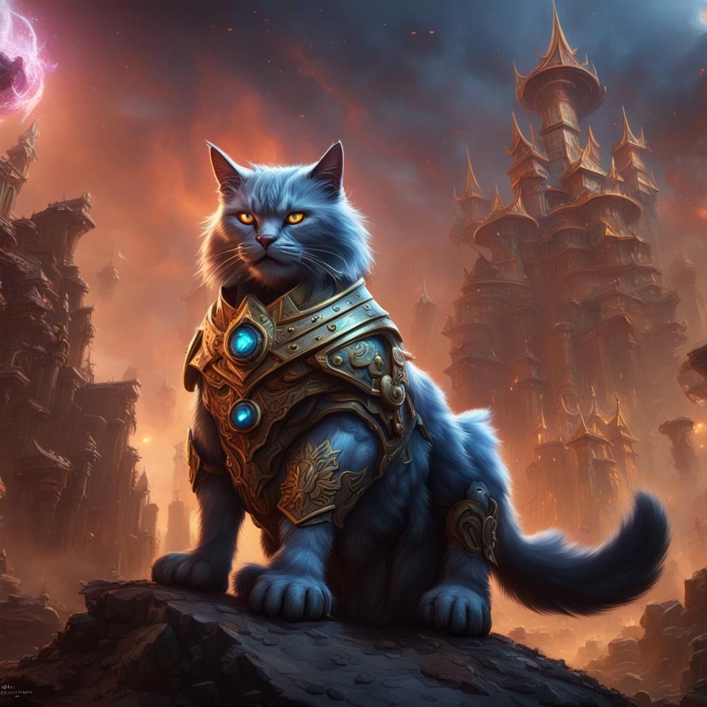 Victorious Cat General: Fantasy Concept Art