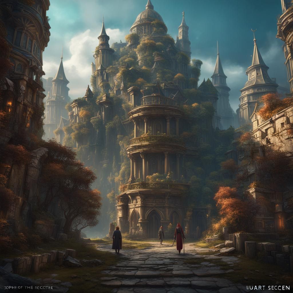 Sophie and Keefe: Fantasy Concept Art