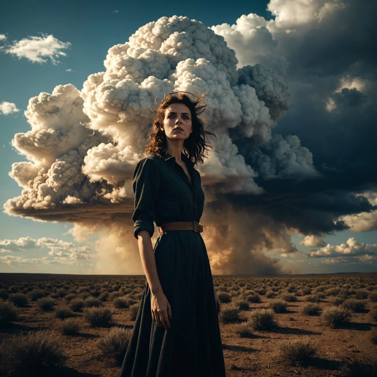 Ethereal Cinematic Masterpiece with Vintage Flair