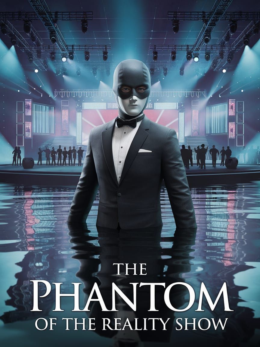 The Phantom of the Reality Show: 3D Book Cover