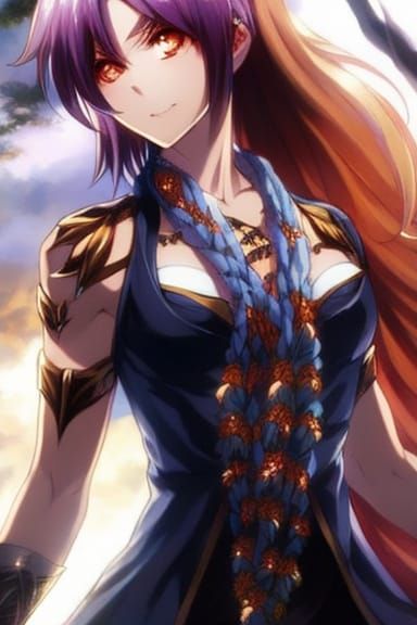 Witchy Fox in Shôjo Anime Style