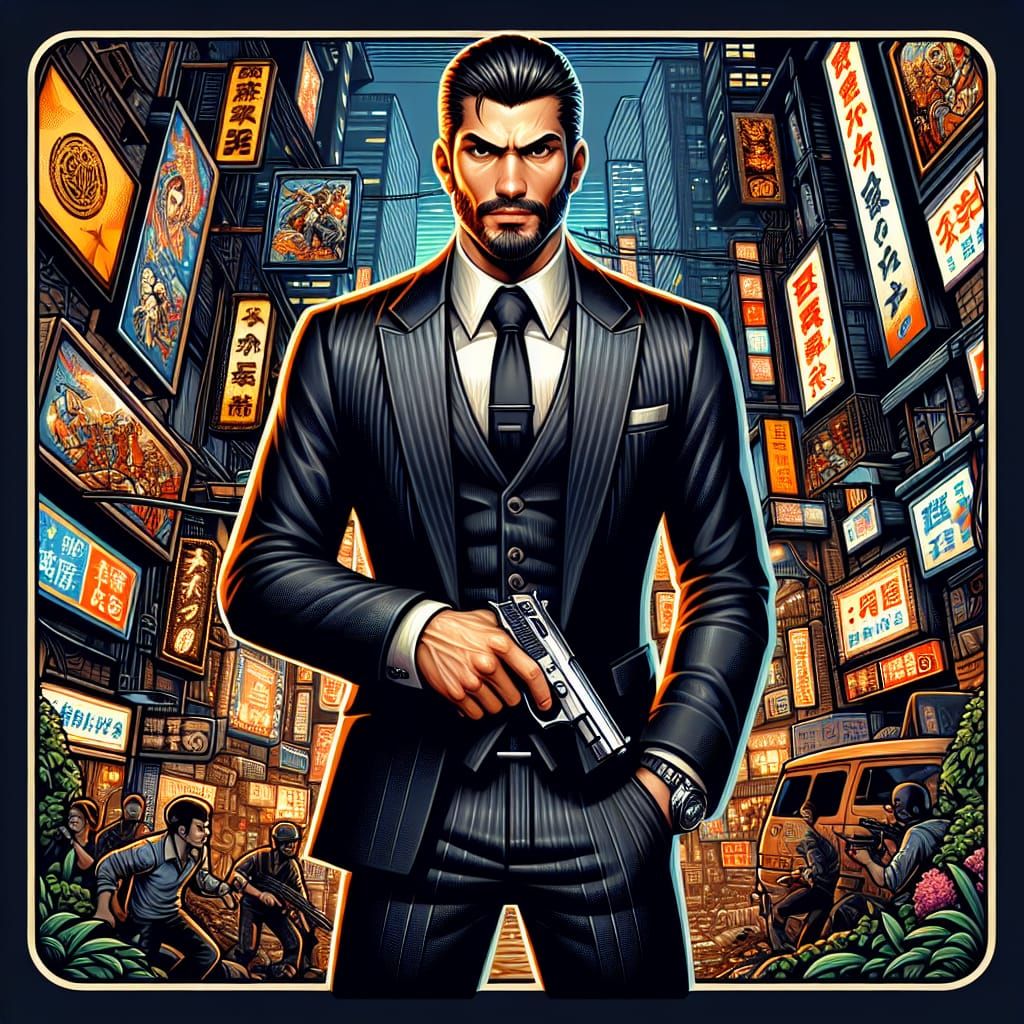 John Wick in Street Fighter Style 2D Game