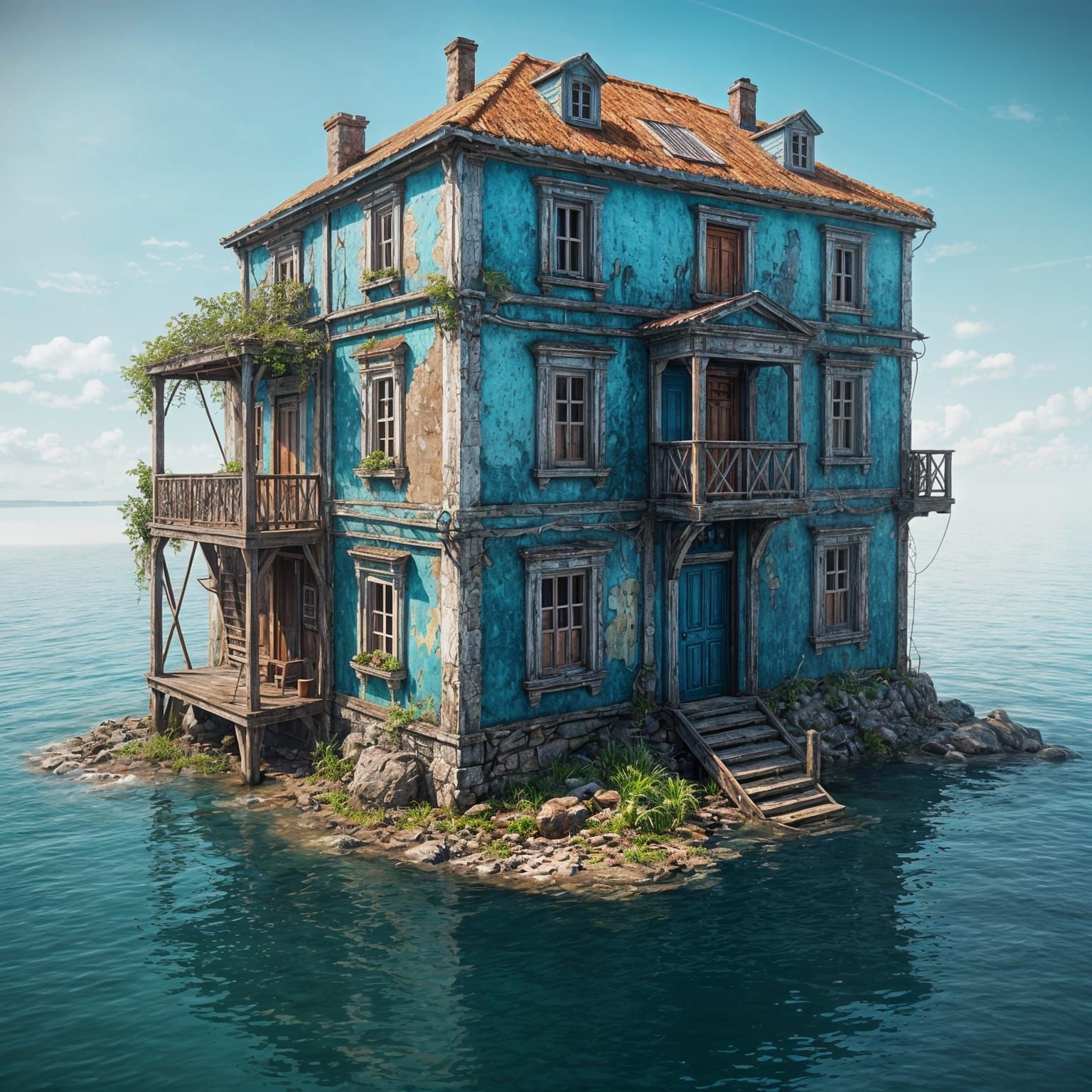 I wish I had a house on an island... 😉