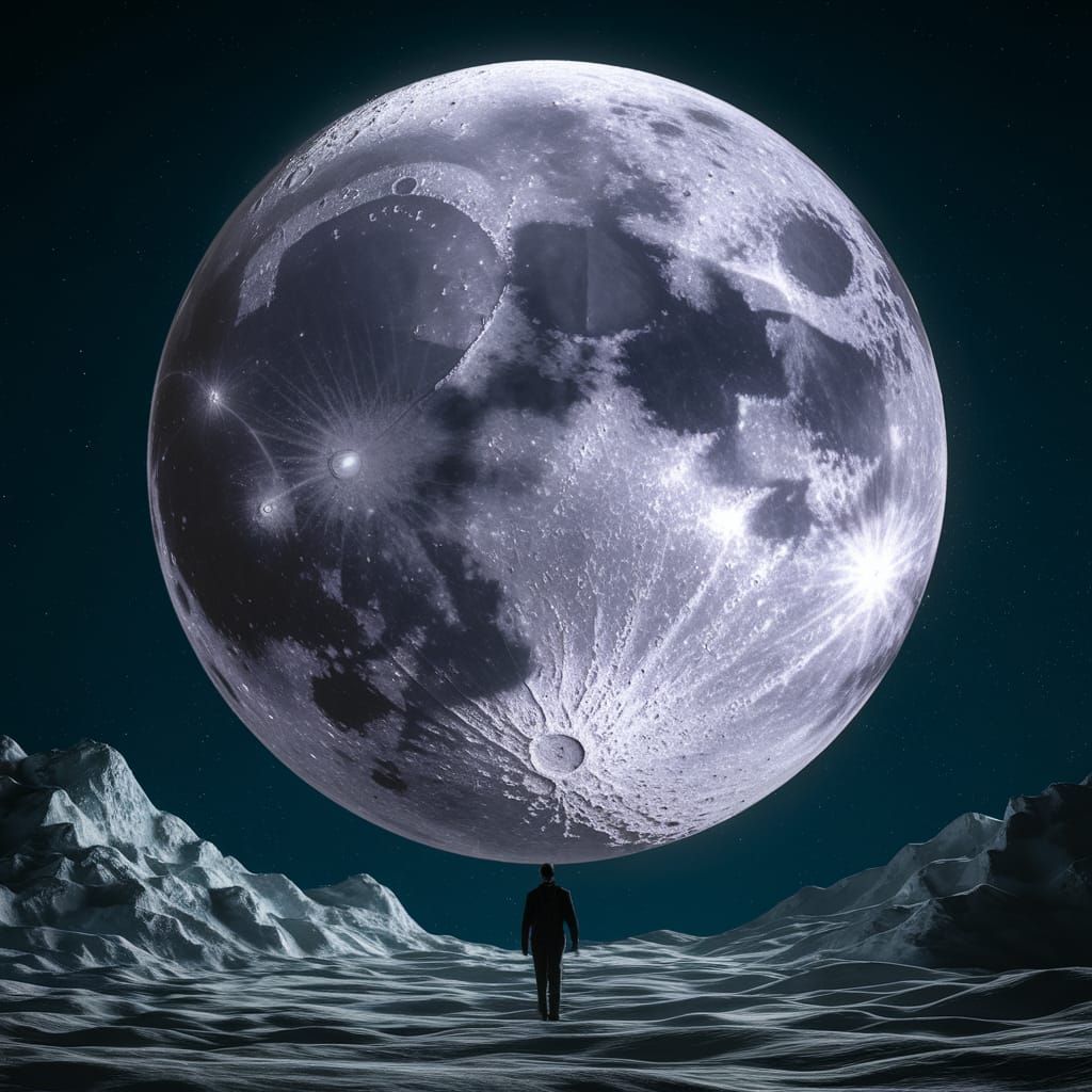 Face of the Lunar God