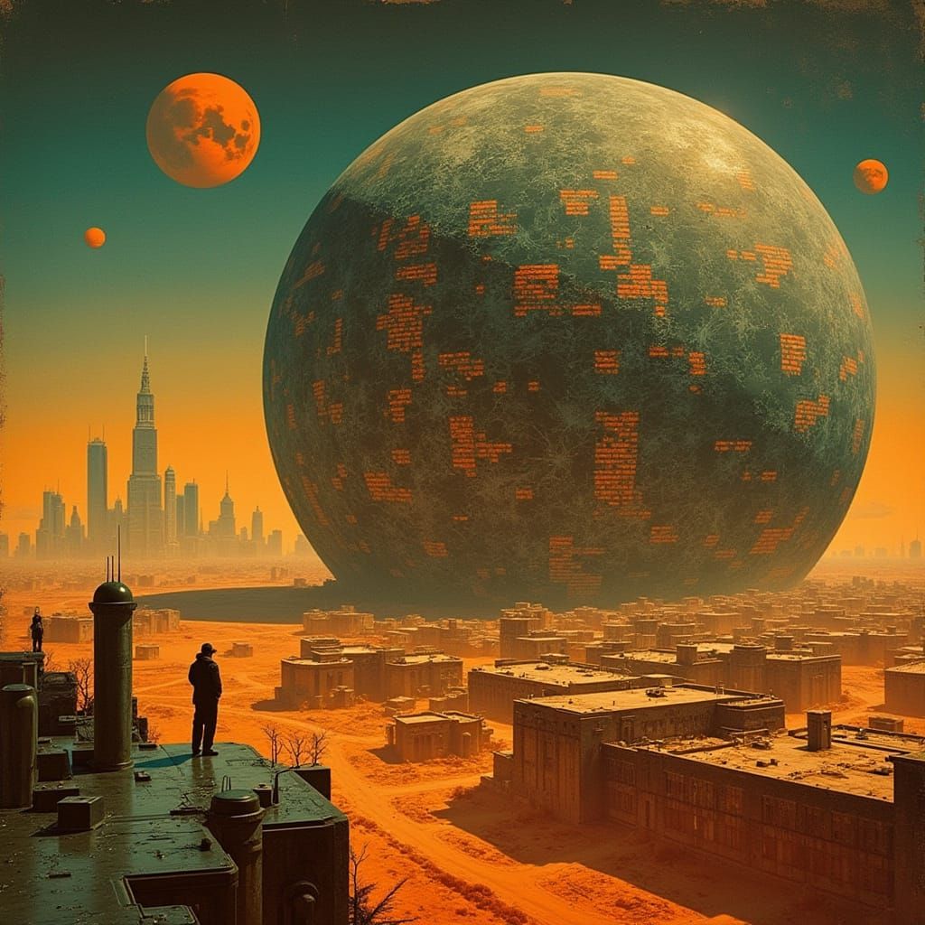 Neon Dreamscape Quantum Haze Equilibrium