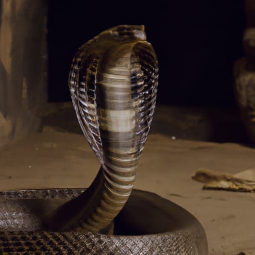 King Cobra Ready to Strike