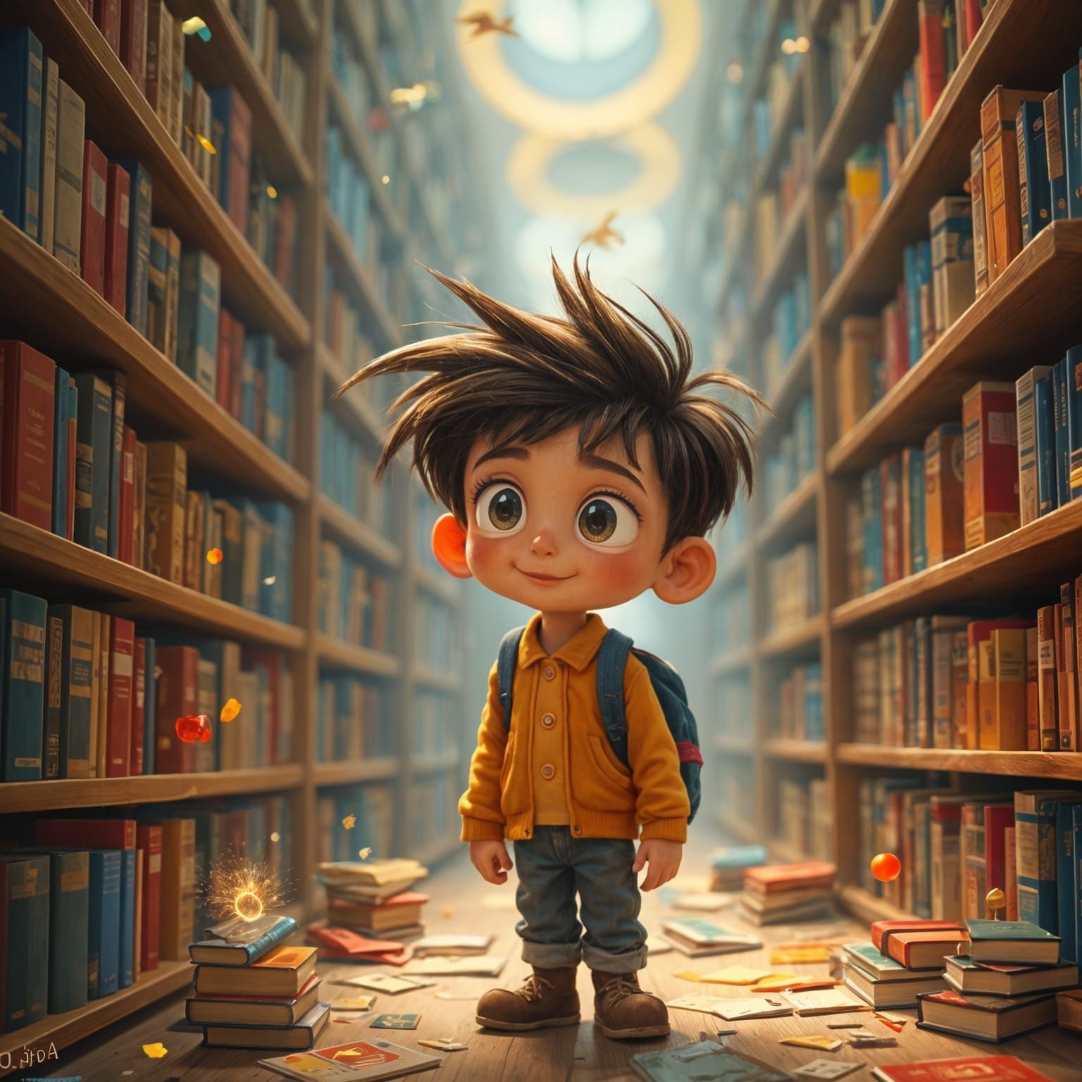 Child Portrait in a Digital Library