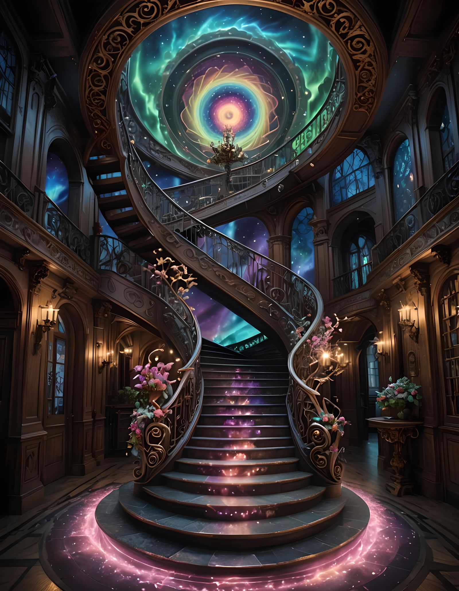 Magical Staircase to an Intergalactic Dimension
