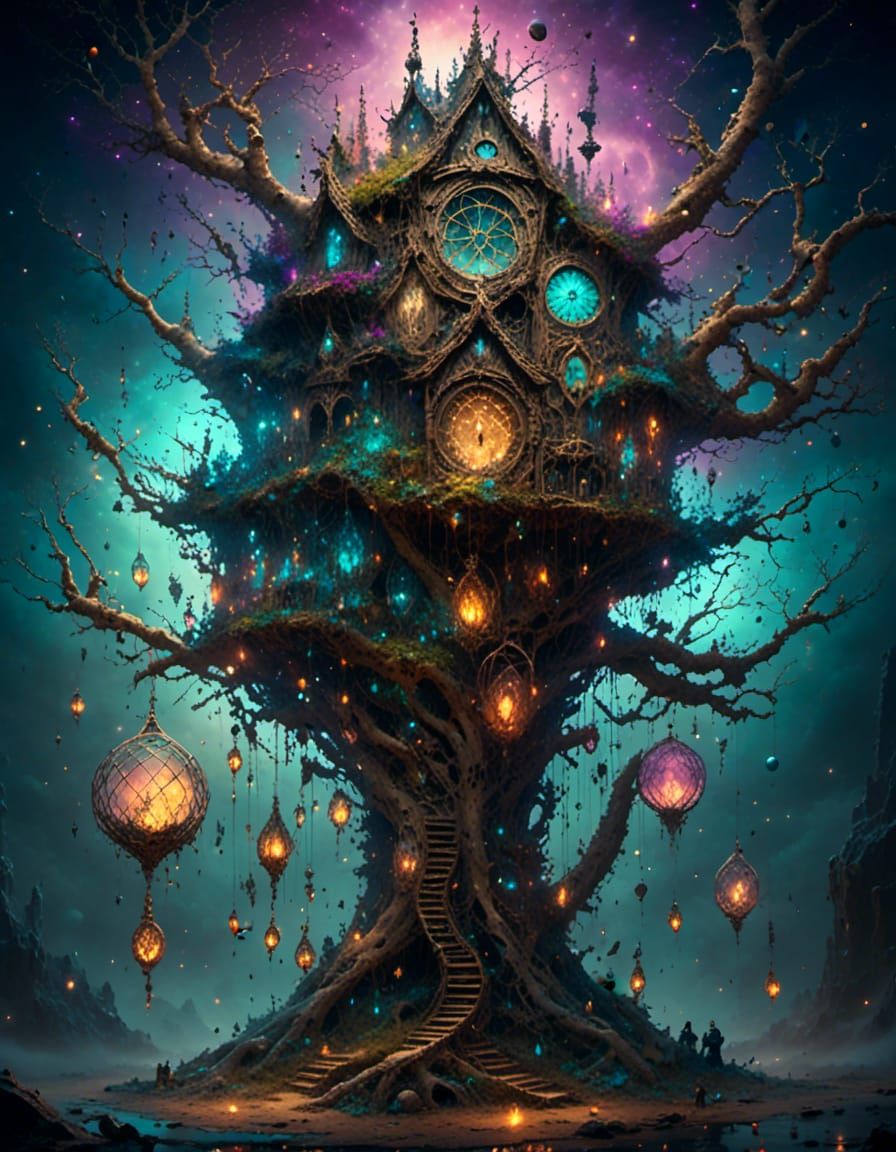 Mysterious treehouse