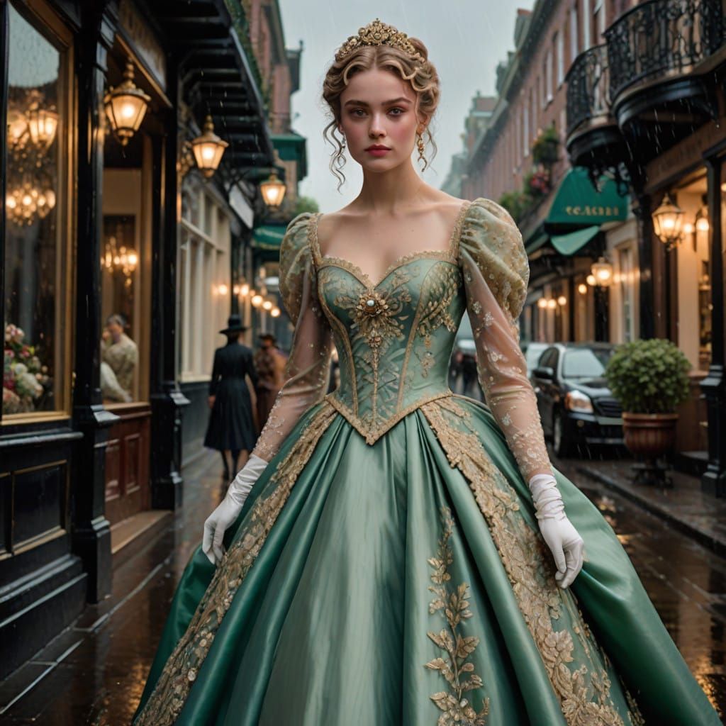 Regency-Era Countess in a Romantic Storm