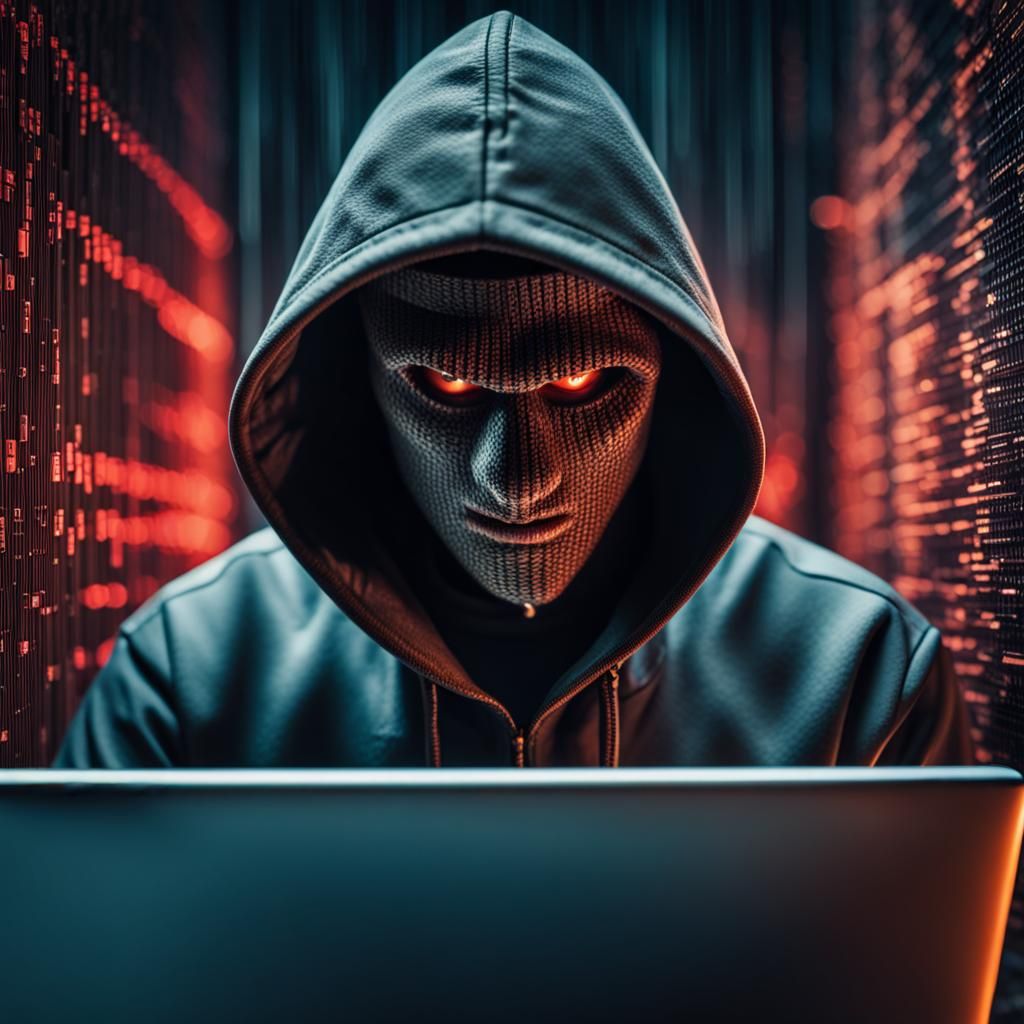 Hyperrealistic Hacker Email Phishing Attack in HDR