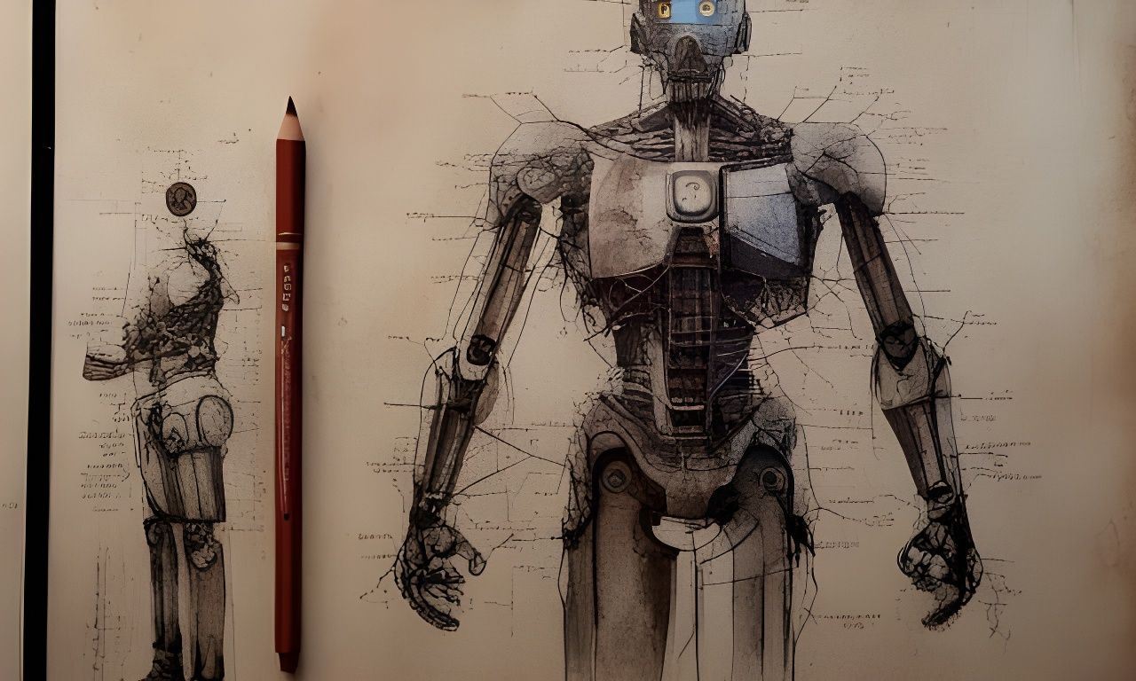 Cyborg Battle Angel Schematic Diagram