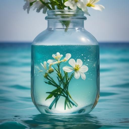 Blooming Flowers in a Bottle: Still Life Photography