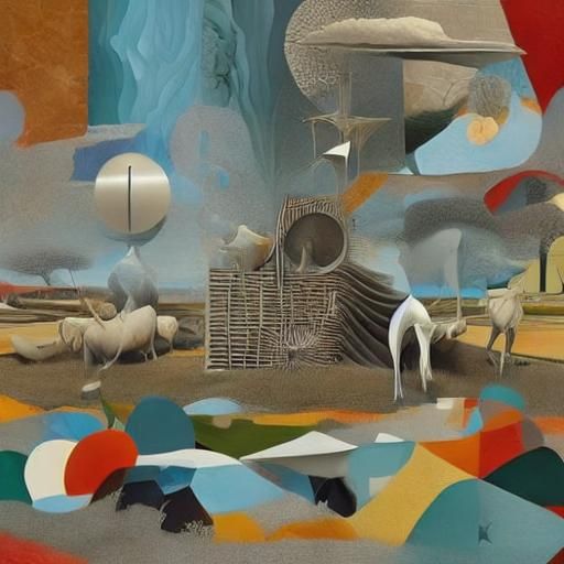 Surreal Gaucho Bonfire in Argentine Pampas