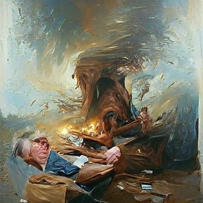 Liberalism: Oil Painting in Gurney Style