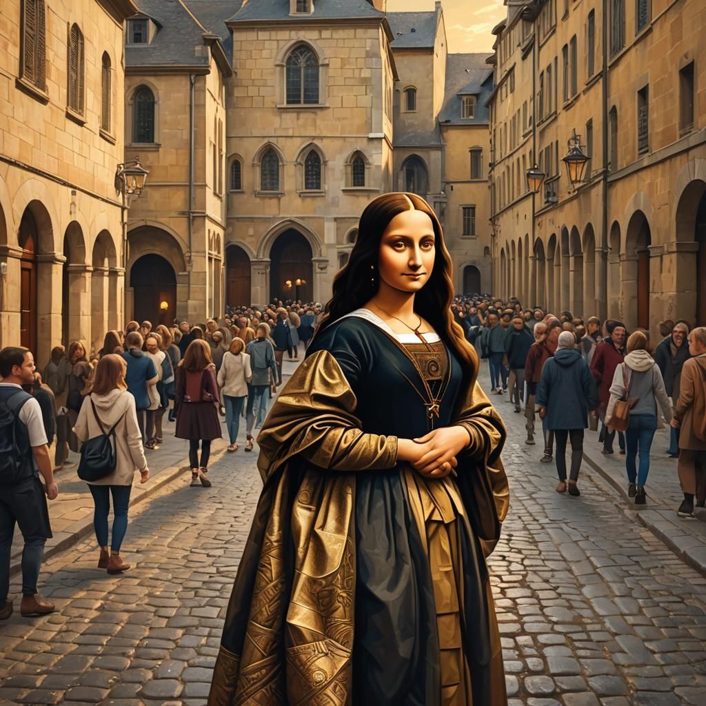 Mona Lisa in Renaissance France: A Digital Masterpiece