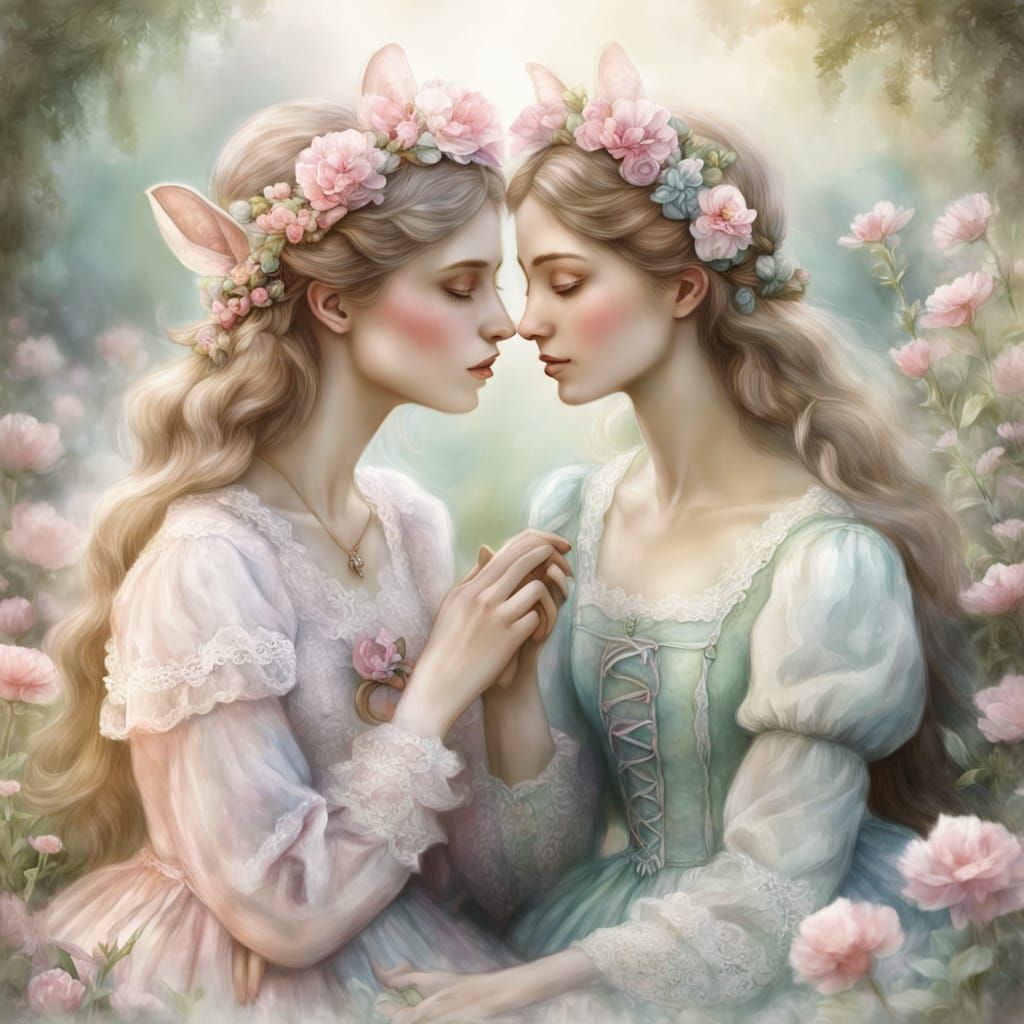 Whimsical Fantasy Scene in Soft Focus