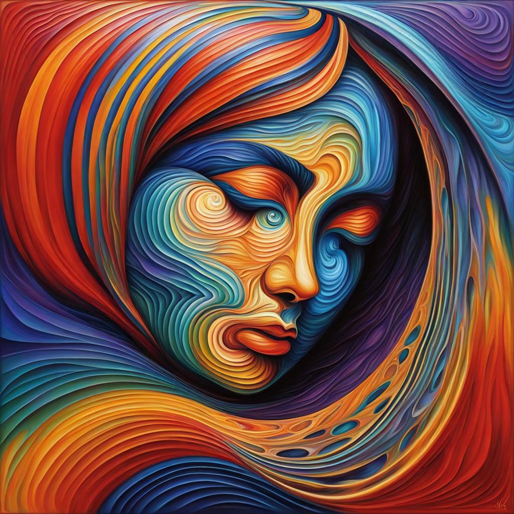 simulation of an empty mind when she fell in love