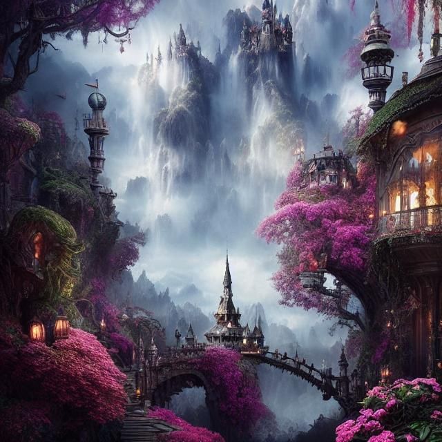 Epic Wonderland: A Cinematic Digital Painting