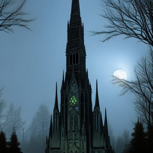 Lovecraftian Church of Starry Wisdom in Arkham