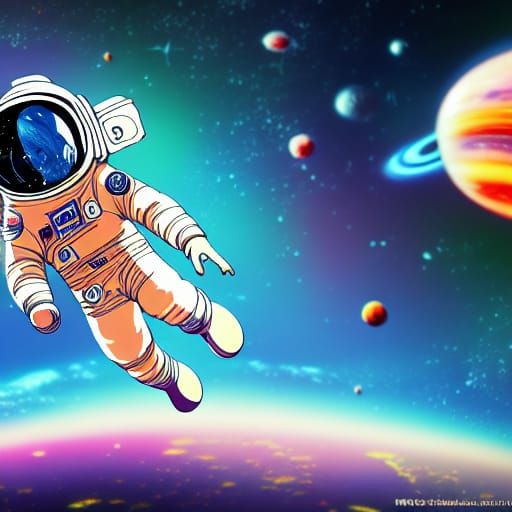 Monkey in a space suit