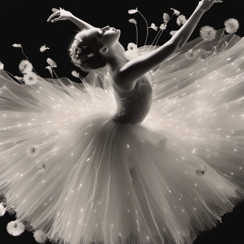 Ballerina Photogram in Mann Ray Style