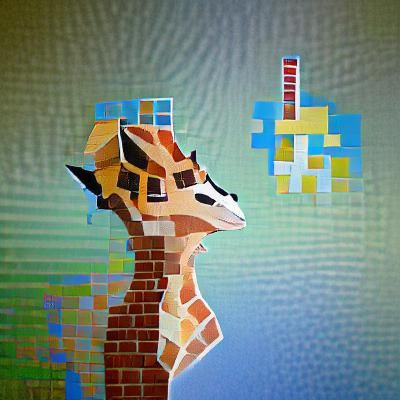 Giraffe Image Generated by AI