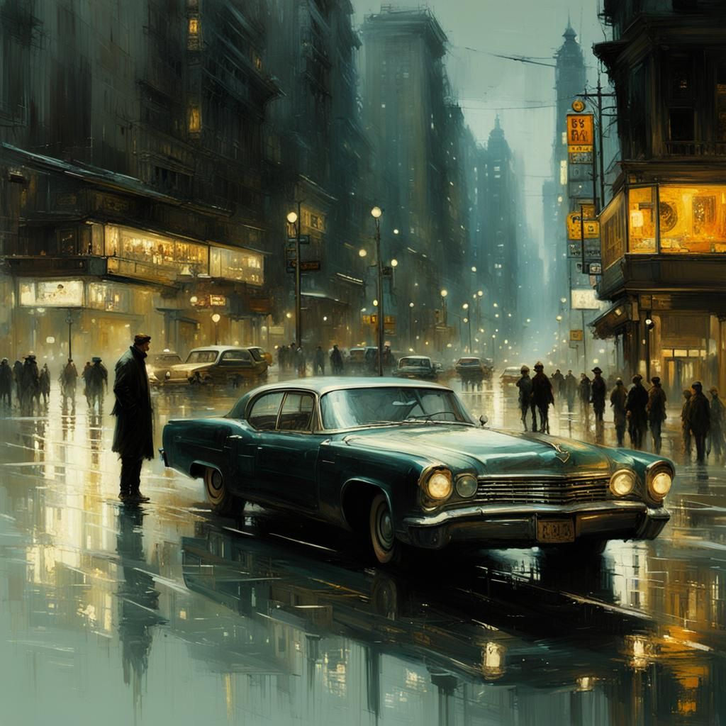 Dramatic Urban Scene as Digital Matte Painting