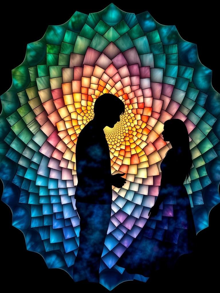 Monochromatic Alchemical Weaving with Abalone Gradient