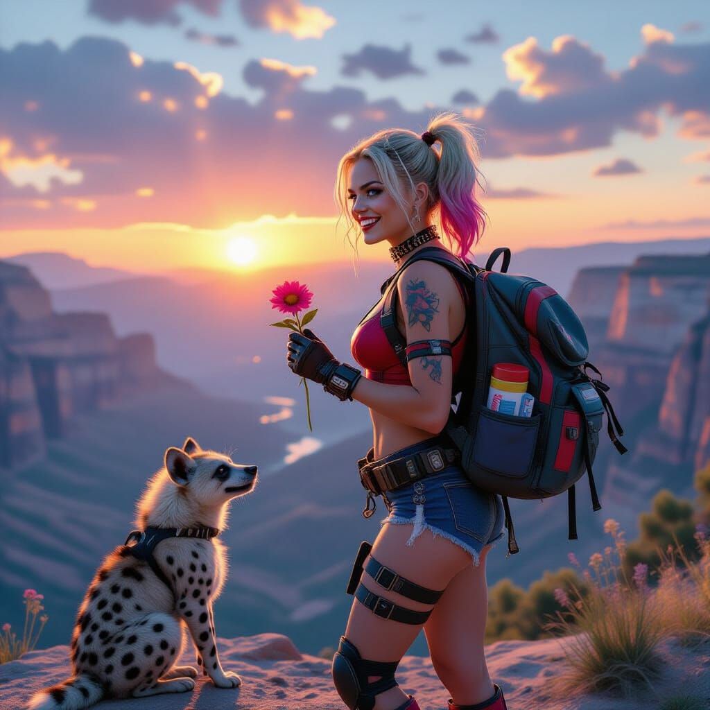 Harley Quinn as The Fool Tarot Card