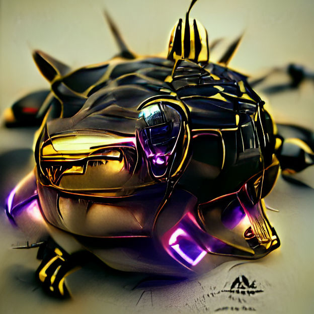 Futuristic Robot Rammus Ready for Battle