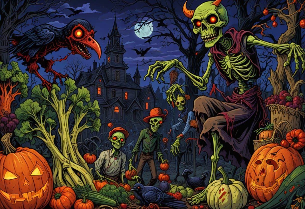 Demonic Harvest Festival with Zombie Farmers