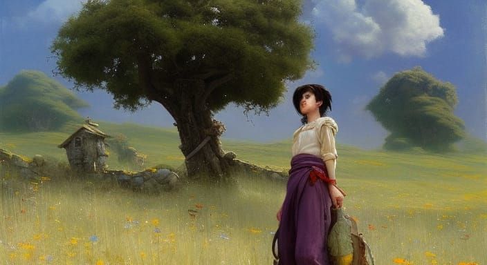 Lonely Shepherd: Surreal Fantasy Masterpiece