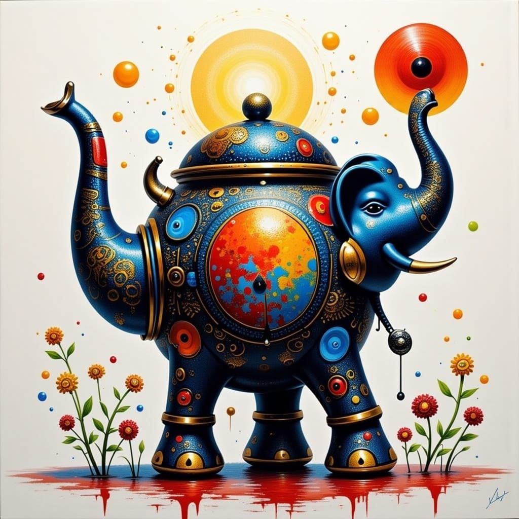 elephant teapot