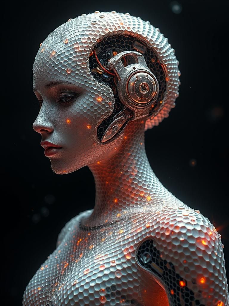 Honeycomb Androids in the Multiverse: Ethereal Biomechanical...