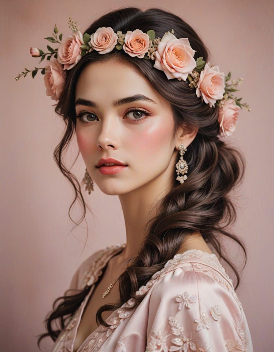 Elegant Feminine Lady Portrait