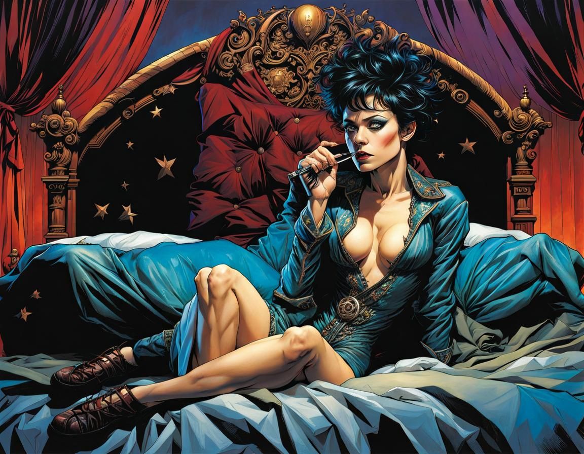 Comic Book Scene: Jon and Vyra's Portrait Session