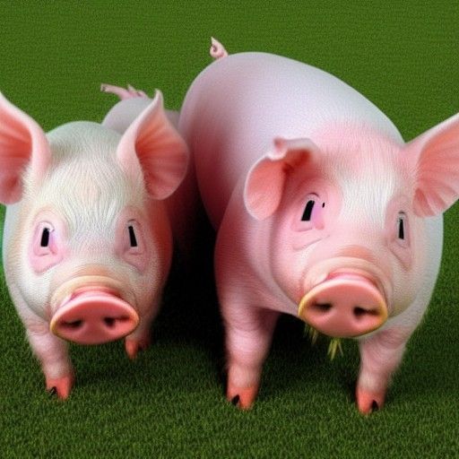 Double Pig Pokemon-Inspired Creature