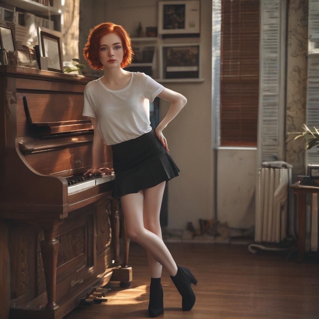 a beautiful young woman