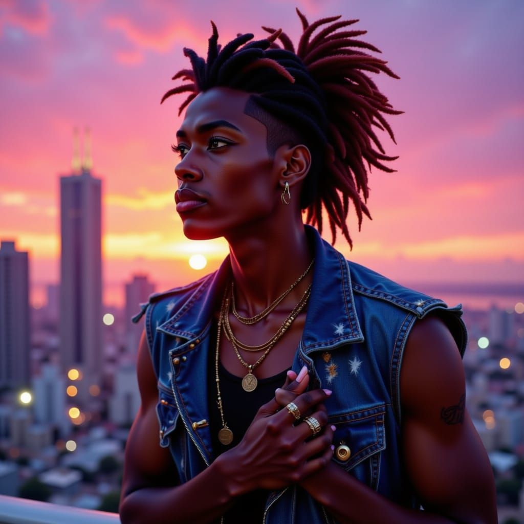 Josephine Denali: Androgynous Biker Warlock