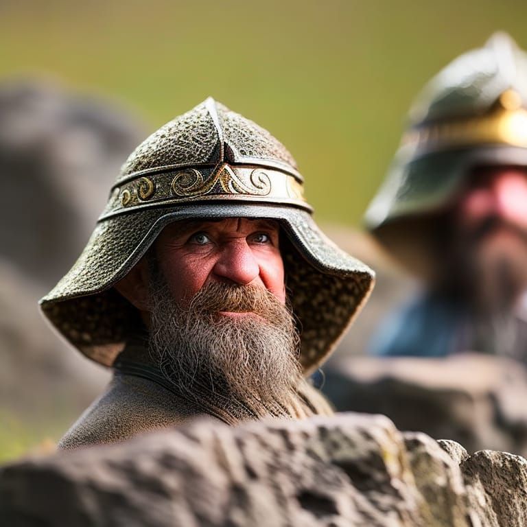 Dwarven World Photograph with Bokeh
