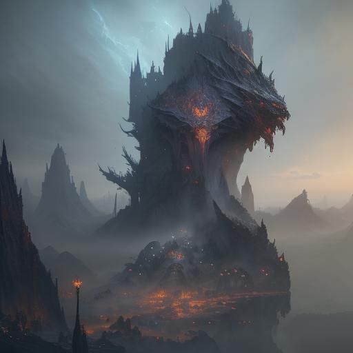 Fantastical AI Concept Art in Deep Color