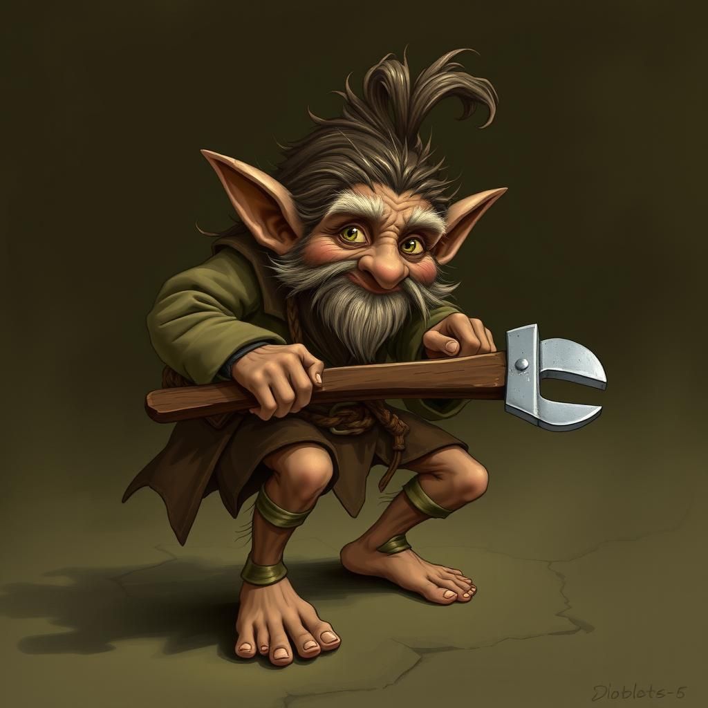 Rumpelstiltskin as Hobbit Artificer