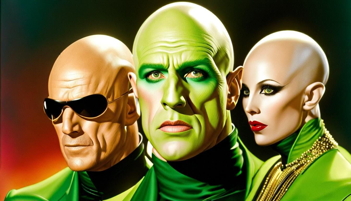 Green Humanoids in Subterranean Sci-Fi Horror