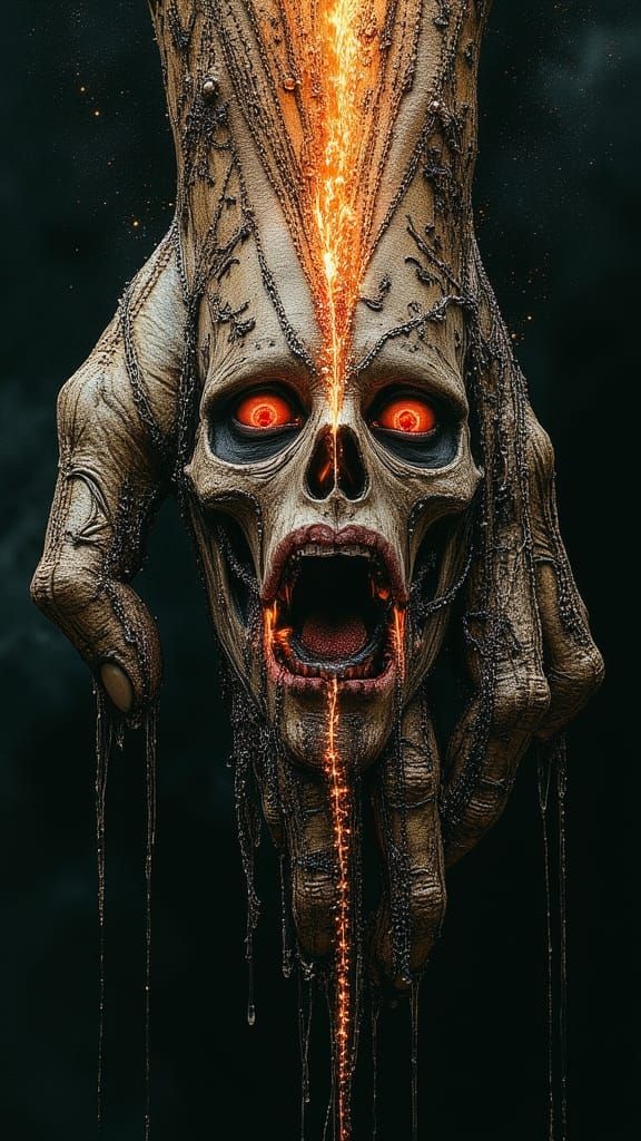 Evil Dead Triple Exposure with Supernatural Glow