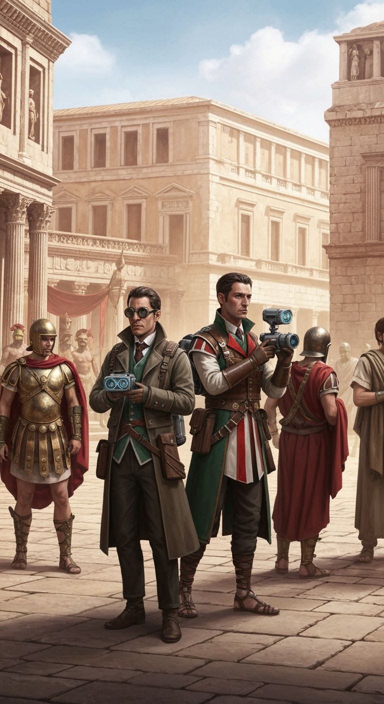 Time-Traveling Historians Observe Ancient Rome in Steampunk ...